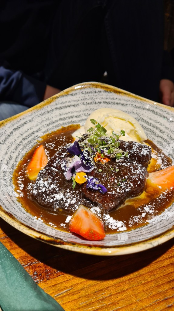 Sticky Toffee Pudding at the Ambleside Inn