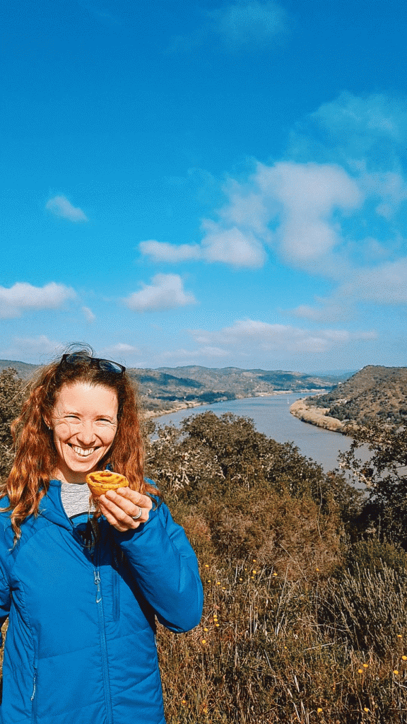 Guadiana river in the background
