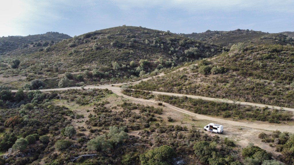 Park up spot along the Guadiana river