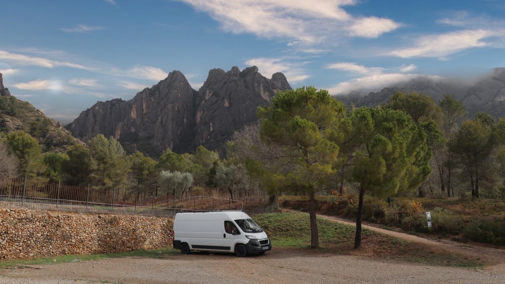 Monserrat Mountain Range outside of Barcelona