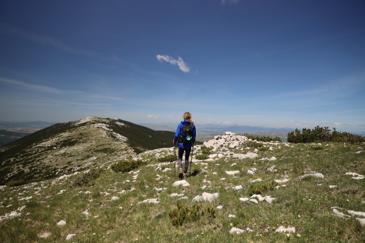 Hiking up Vran, Blidinje Nature Park