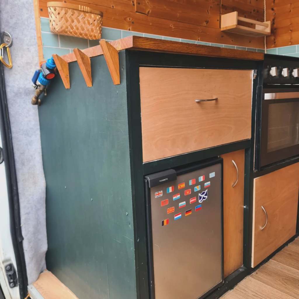 Reluctant sale of our much-loved self-converted Peugeot Boxer campervan.